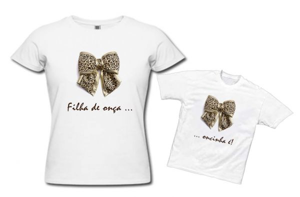 CAMISA MÃE E FILHA - MAMÃE ONÇA