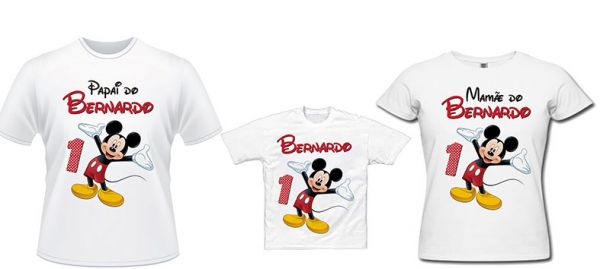 Camisas Aniversário personalizadas