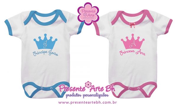 Body bebê personalizado com nome