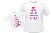 CAMISA TITIA E SOBRINHA - KEEP CALM